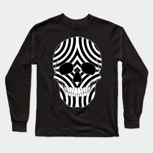 Two Tone Skull Long Sleeve T-Shirt